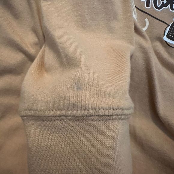 Vintage Girbaud Men's XL Tan Graphic Print Long Sleeve T-Shirt with Horse Design - Picture 5 of 9